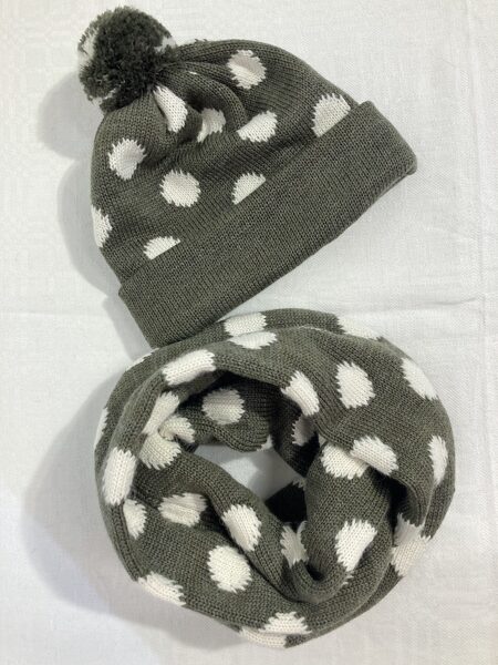 Bumbuļraksta komplekts (Haki ar baltu)